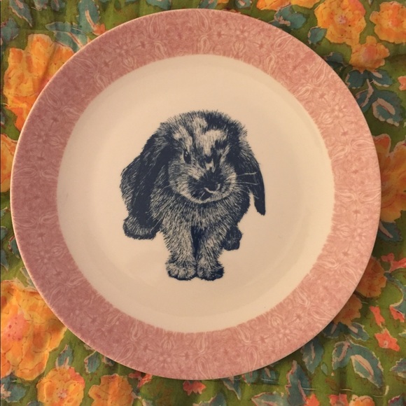 Anthropologie Other - Bunny rabbit Anthropologie Salad Plate EUC Anthropologie Other - Bunny rabbit Anthropologie Salad Plate EUC